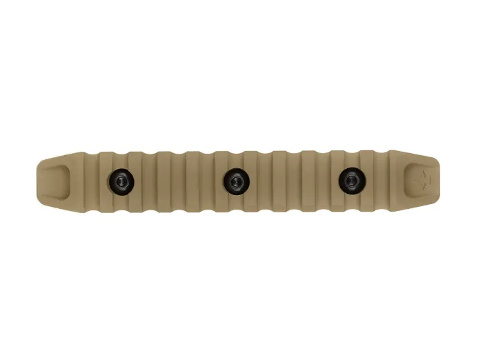 Планка КРУК CRC 9024 Picatinny на 11 слотів із кріпленням M-LOK Coyote Tan