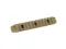 Планка КРУК CRC 9024 Picatinny на 11 слотів із кріпленням M-LOK Coyote Tan