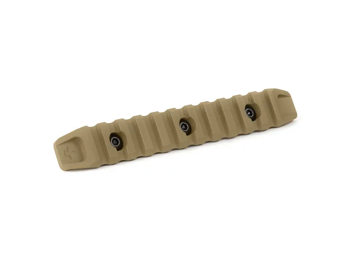 Планка КРУК CRC 9024 Picatinny на 11 слотів із кріпленням M-LOK Coyote Tan