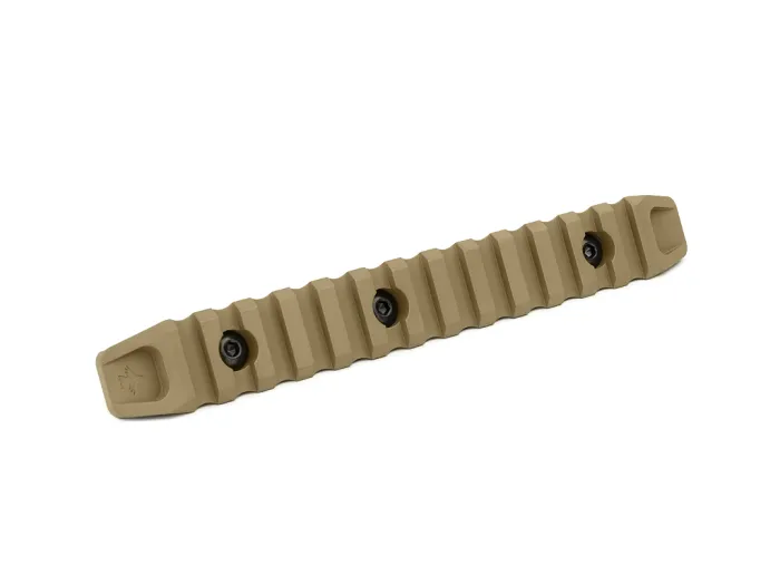 Планка КРУК CRC 9025 Picatinny на 13 слотів із кріпленням M-LOK Coyote Tan