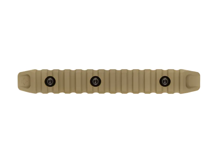 Планка КРУК CRC 9025 Picatinny на 13 слотів із кріпленням M-LOK Coyote Tan
