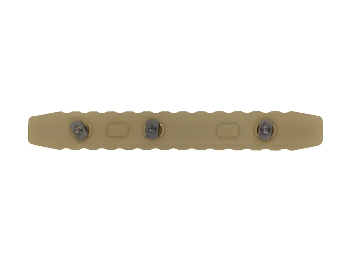 Планка КРУК CRC 9025 Picatinny на 13 слотів із кріпленням M-LOK Coyote Tan
