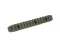 Планка КРУК CRC 9025 Picatinny на 13 слотів із кріпленням M-LOK OD Green