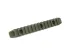Планка КРУК CRC 9025 Picatinny на 13 слотів із кріпленням M-LOK OD Green