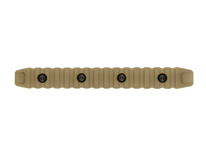 Планка КРУК CRC 9026 Picatinny на 15 слотів із кріпленням M-LOK Coyote Tan