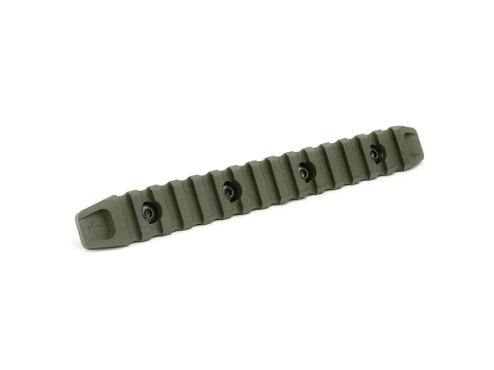 Планка КРУК CRC 9026 Picatinny на 15 слотів із кріпленням M-LOK OD Green