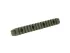 Планка КРУК CRC 9026 Picatinny на 15 слотів із кріпленням M-LOK OD Green