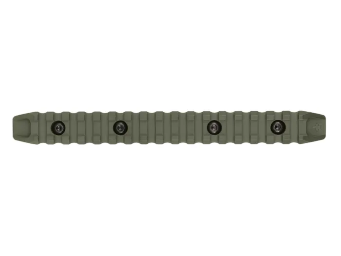 Планка КРУК CRC 9027 Picatinny на 17 слотів із кріпленням M-LOK OD Green
