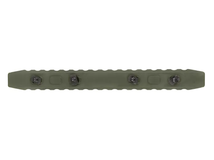 Планка КРУК CRC 9027 Picatinny на 17 слотів із кріпленням M-LOK OD Green