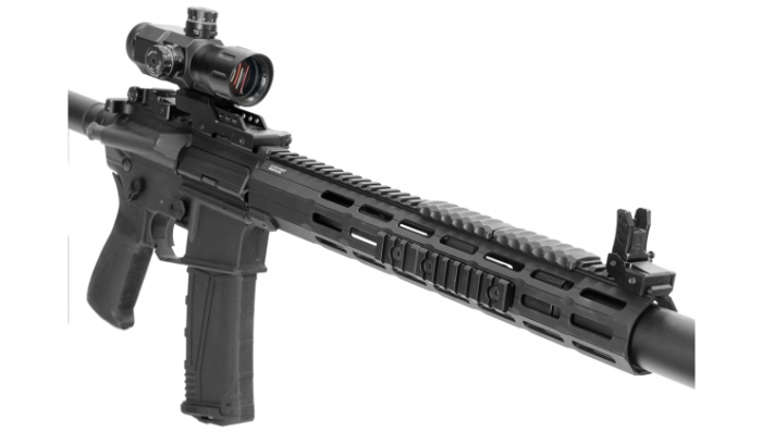 Планка Leapers UTG PRO M-LOK 3-Slot Picatinny Black MTURS10S