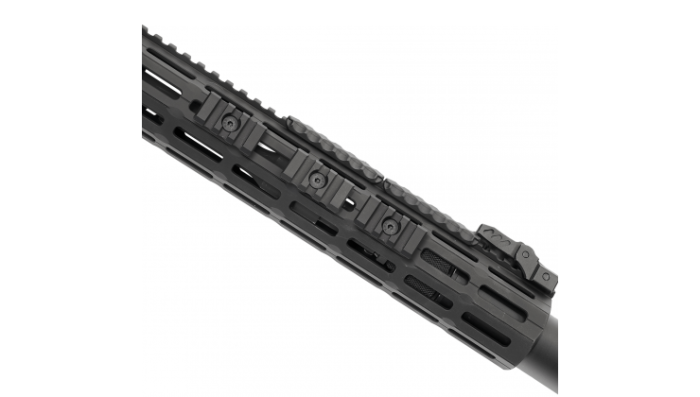Планка Leapers UTG PRO M-LOK 3-Slot Picatinny Black MTURS10S