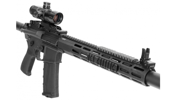 Планка Leapers UTG PRO M-LOK 7-Slot Picatinny Black MTURS10M