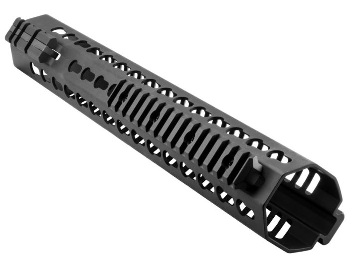 Планка MFT Picatinny TEKKO Keymod на 12 слотів Black TMKMR6-BL