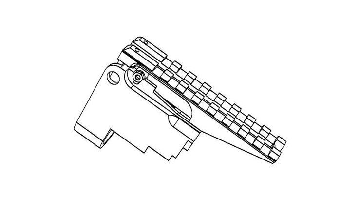 Планка Picatinny Strike Industries для АК SI-AKRR