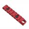 Планка Picatinny Strike Industries Link KeyMod & M-Lok Rail 7 слотів + ​​QD Red SI-LINK-RS-7-QD-RED