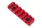 Планка Picatinny Strike Industries Link KeyMod & M-Lok Rail 6 слотів Red SI-LINK-RS-6