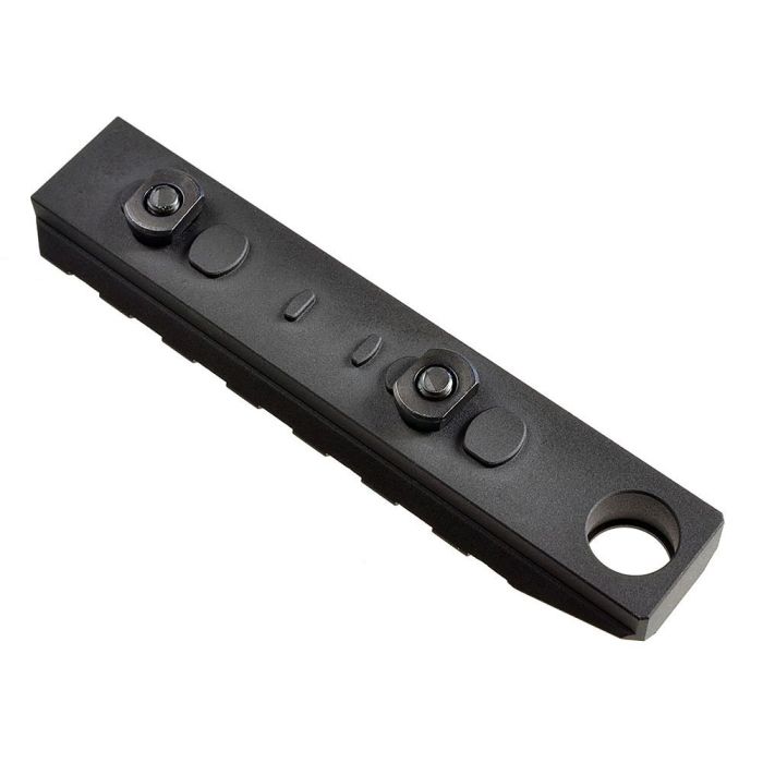 Планка Picatinny Strike Industries Link KeyMod & M-Lok Rail 7 слотів + ​​QD Black SI-LINK-RS-7-QD-BK