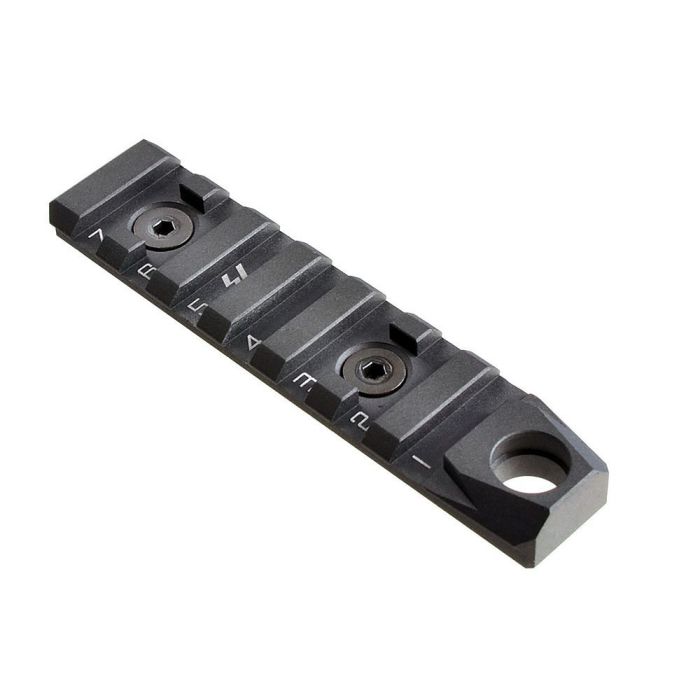 Планка Picatinny Strike Industries Link KeyMod & M-Lok Rail 7 слотів + ​​QD Black SI-LINK-RS-7-QD-BK