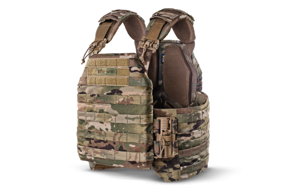 Плитоноска Plate Carrier U-Win Pro зі швидким скиданням 280х360 мм зі скелетними камербандами Cordura 1000D Multicam