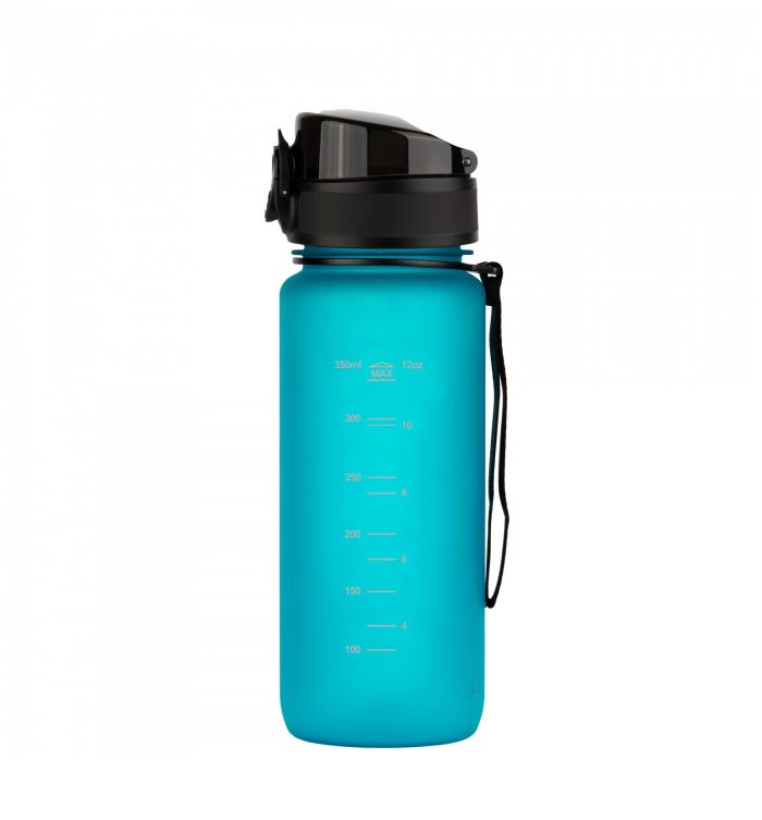 Пляшка для води Uzspace Colorful Frosted-Tritan 350 мл 3034 (колір - яскраво-блакитний)