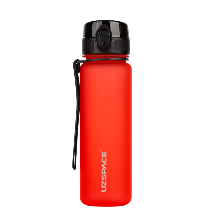 Пляшка для води Uzspace Colorful Frosted-Tritan 500 мл 3026 (колір - червоний)