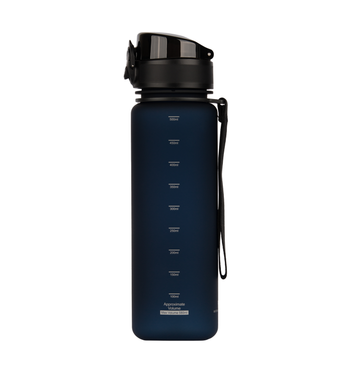 Пляшка для води Uzspace Colorful Frosted-Tritan 500 мл 3026 (колір - синій)