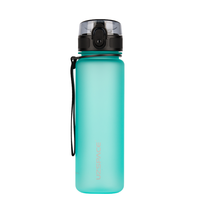 Пляшка для води Uzspace Colorful Frosted-Tritan 500 мл 3026 (колір - тіффані)
