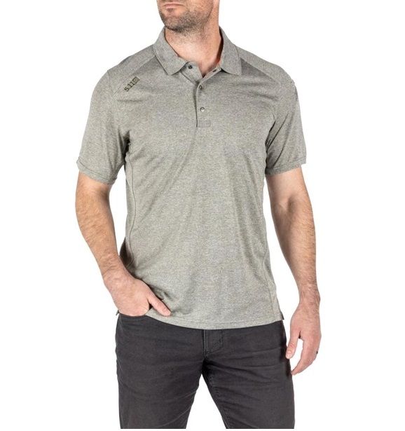 Футболка поло 5.11 Tactical Рaramount Short Sleeve Polo Heather Grey
