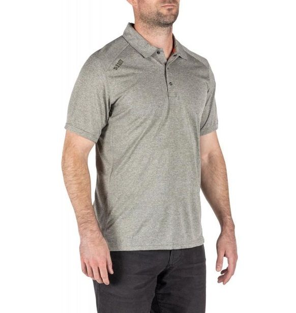 Футболка поло 5.11 Tactical Рaramount Short Sleeve Polo Heather Grey