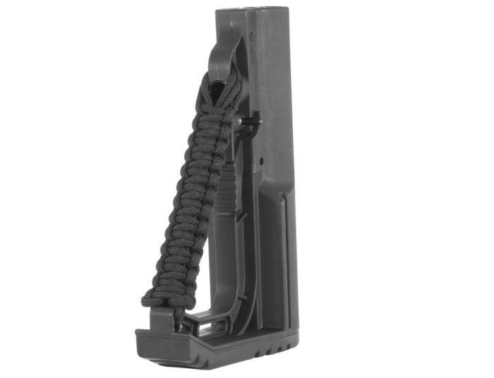 Приклад MFT BMS Battlelink Minimalist Stock Commercial із плетеним ремінцем Black BMSNRAT-BL