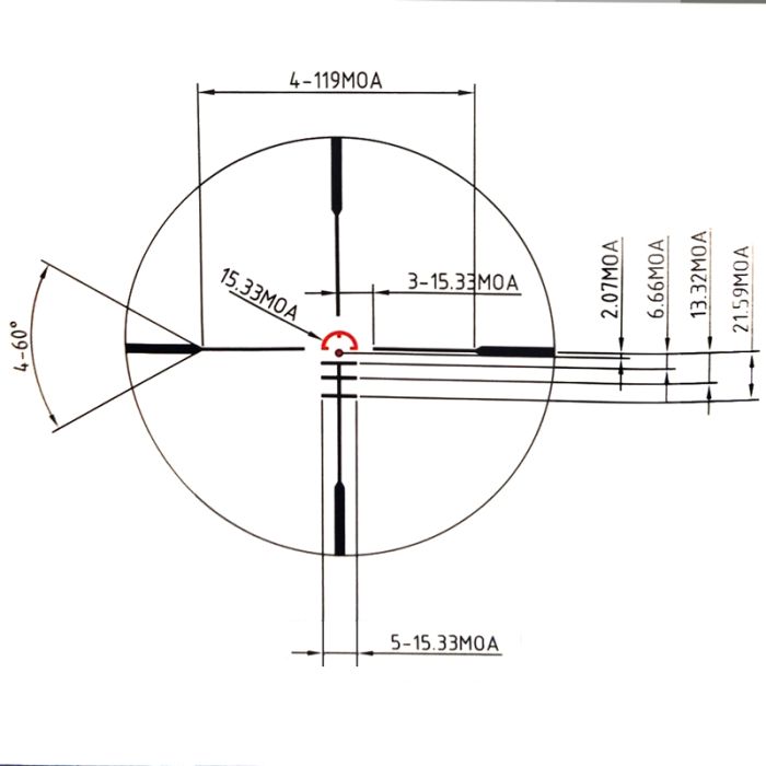 Приціл коліматорний Konus Sight Pro PTS2 3x30 точка 2.8 MOA (7203)