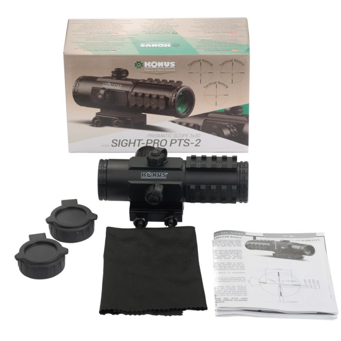 Приціл коліматорний Konus Sight Pro PTS2 3x30 точка 2.8 MOA (7203)