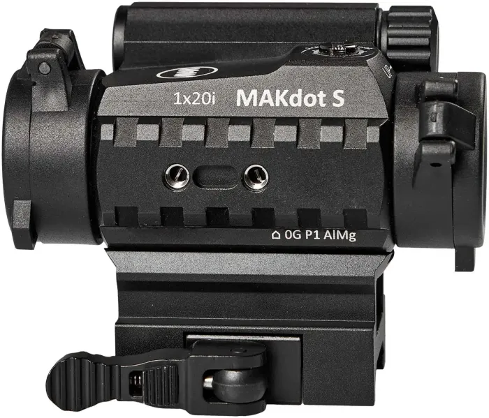 Приціл коліматорний MAK MAKdot S 1х20 з точкою 2 MOA Weaver/Picatinny