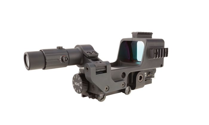 Приціл коліматорний Trijicon MGRS Red Segmented Circle 3 MOA зі збільшувачем 3х