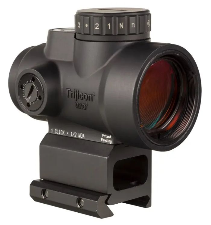 Приціл коліматорний Trijicon MRO HD 1х25 точка 2 MOA + коло 68 MOA з червоним підсвічуванням