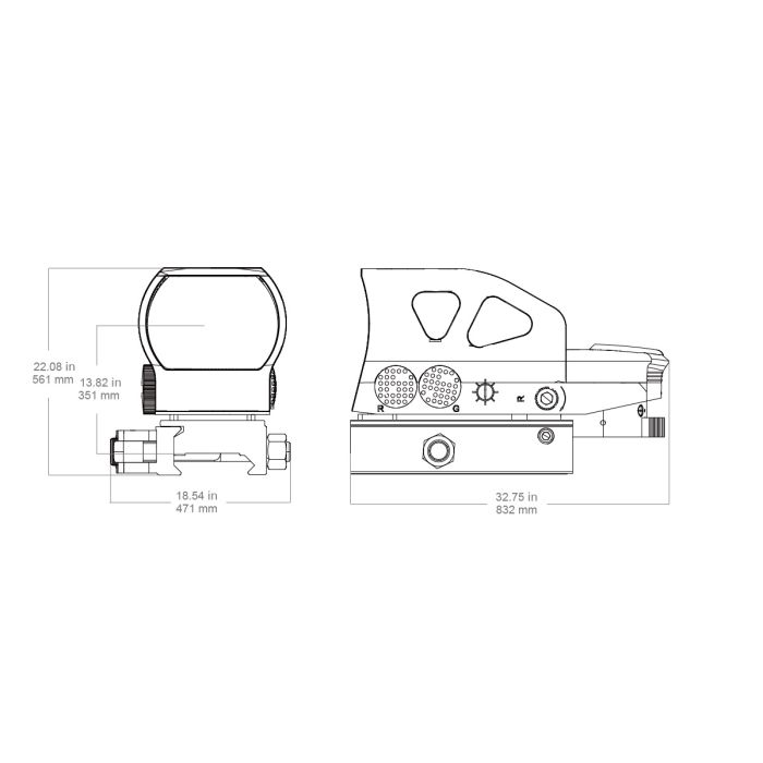 Приціл коліматорний Vector Optics Z4 1x23х34 RDSL26