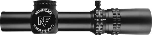 Приціл Nightforce ATACR 1-8x24 F1 0.1Mil сітка FC-DMX з підсвічуванням Black C653