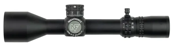 Приціл Nightforce NX8 2.5-20x50 F1 ZeroS Dig PTL сітка Mil-C Black C623