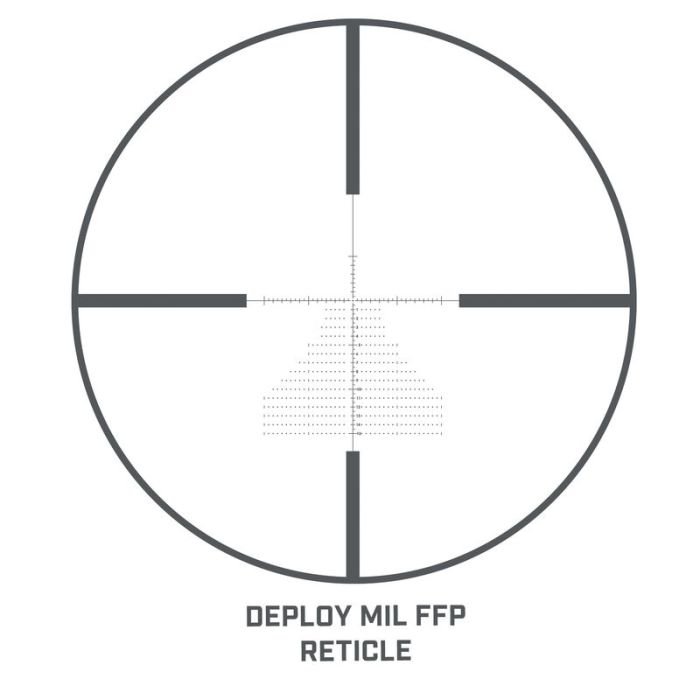 Приціл оптичний Bushnell Match Pro 6-24x50 сітка Deploy MIL з підсвічуванням