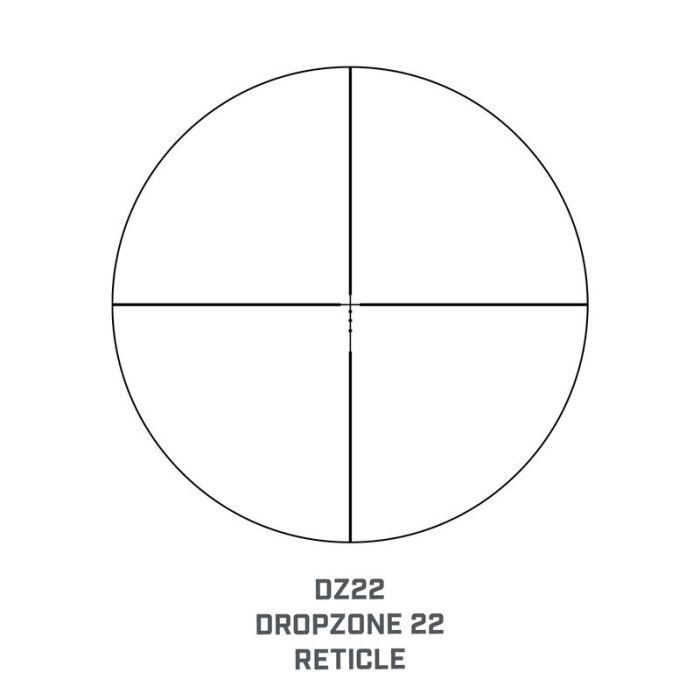 Приціл оптичний Bushnell Rimfire 3-9x40 сітка DZ22