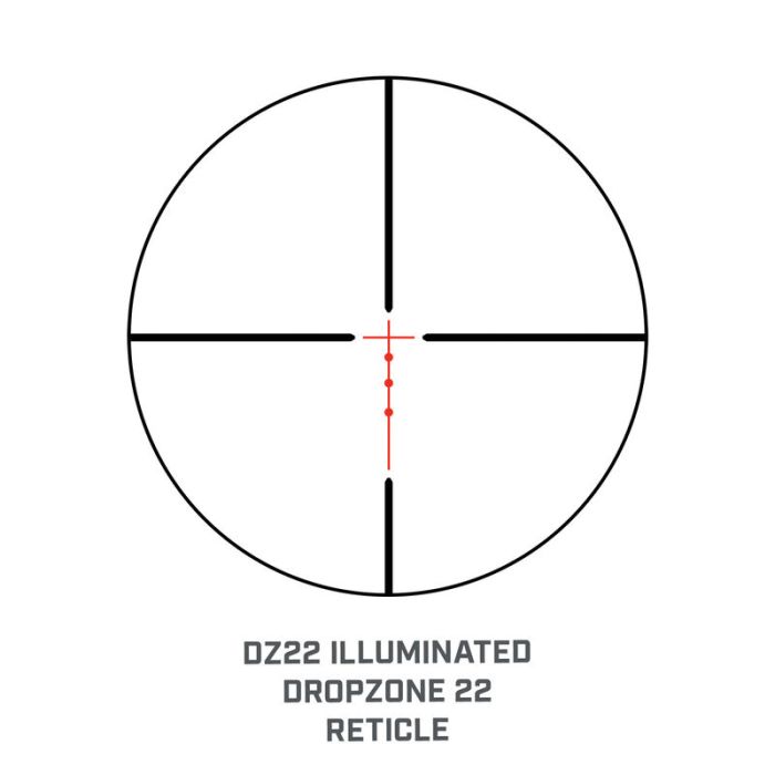Приціл оптичний Bushnell Rimfire 3-9x40 сітка DZ22 з підсвічуванням