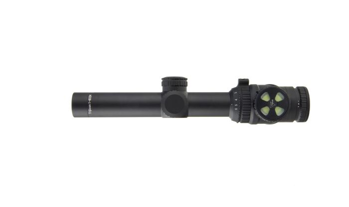 Приціл оптичний Trijicon AccuPoint 1-6x24 BAC Amber Triangle Tritium / Fiber Optics