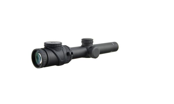 Приціл оптичний Trijicon AccuPoint 1-6x24 BAC Amber Triangle Tritium / Fiber Optics