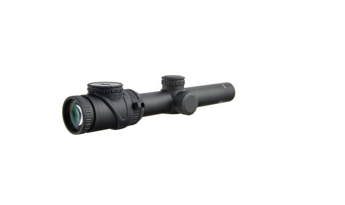 Приціл оптичний Trijicon AccuPoint 1-6x24 BAC Amber Triangle Tritium / Fiber Optics