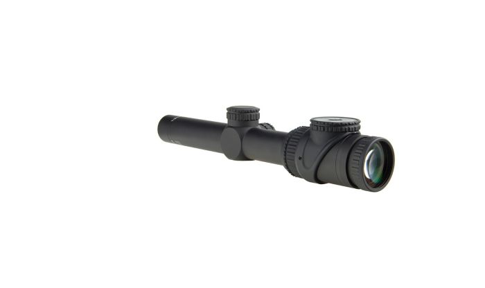 Приціл оптичний Trijicon AccuPoint 1-6x24 BAC Amber Triangle Tritium / Fiber Optics