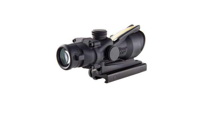 Приціл оптичний Trijicon ACOG 4x32 BAC Dual illum Amber Chevron .223/5.56 BDC