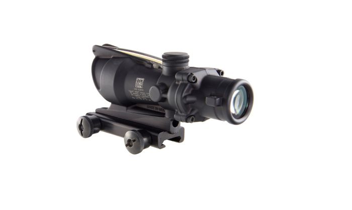 Приціл оптичний Trijicon ACOG 4x32 BAC Dual illum Amber Chevron .223/5.56 BDC