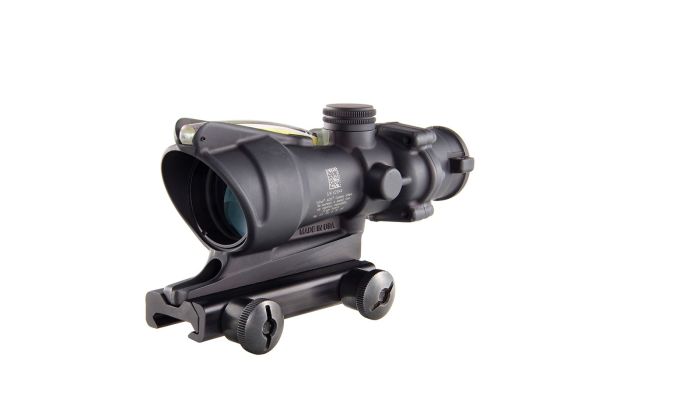 Приціл оптичний Trijicon ACOG 4x32 BAC Dual illum Amber Chevron .223/5.56 BDC