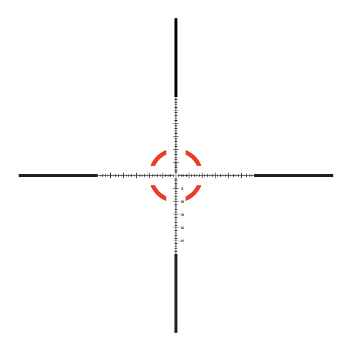 Приціл оптичний TRIJICON Credo 1-8x28 Red/Green MRAD Segmented Circle