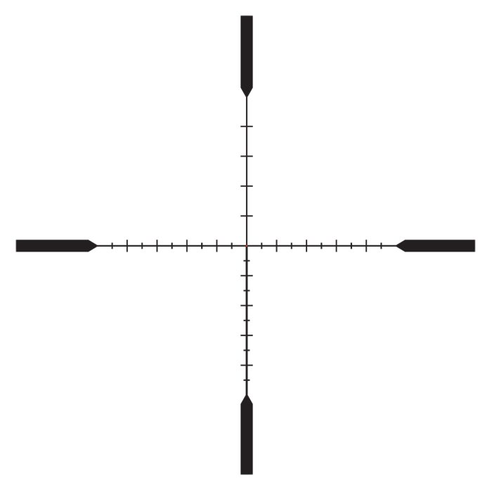 Приціл оптичний Trijicon Tenmile 4-24x50 MRAD Ranging Crosshair SFP Red